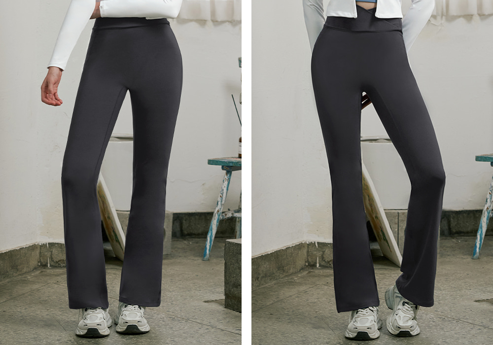 週末最終セール❣️美品⭐️digne high-waist pants 02 Amazon.com: DAYOUNG Bootcut Yoga Pants for Women Tummy Control